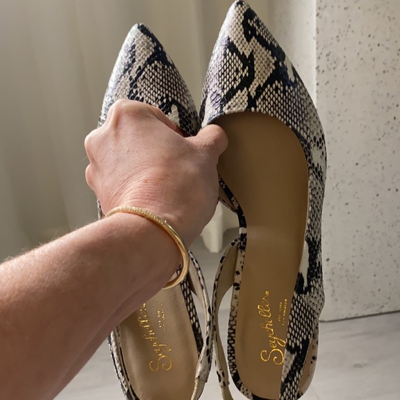 Sling back Python Heels - Picture 3 of 6